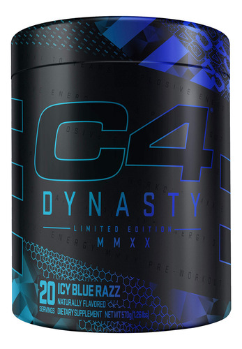 Cellucor C4 Dynasty Mmxx - Polvo De Preentrenamiento Azul Hi