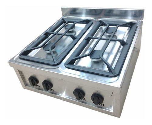Anafe Corbelli Cook And Food A Gas 4 Hornallas Ac Inox 60 Cm