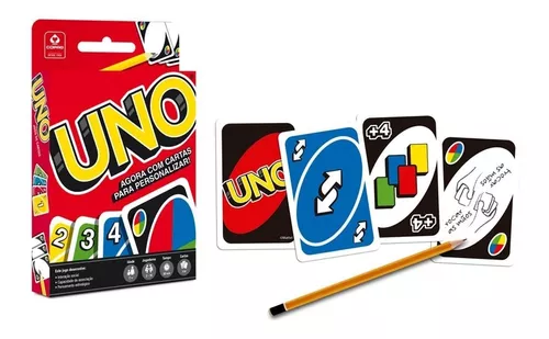 2 Baralhos De Cartas Jogo Uno Original Mattel Copag