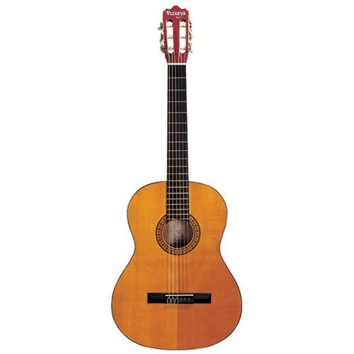 Guitarra Clásica Castilla, Color Natural Con Funda, Vizcaya