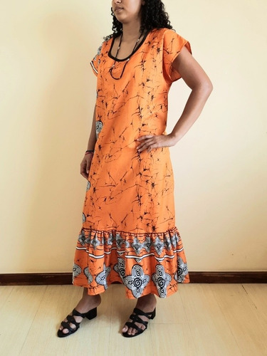 Imagem 3 de 6 de Vestido Feminino Tecido Longo Olga