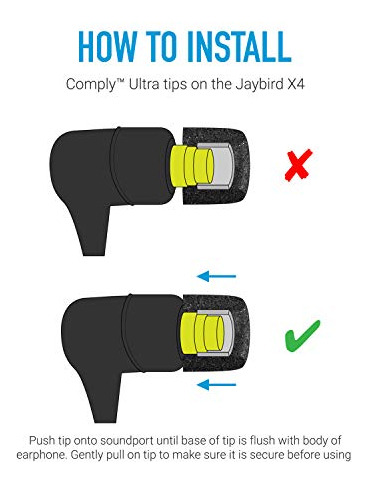 Puntas De Espuma Viscoelástica Comply Ultra Premium Jaybird