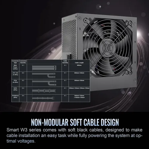 Smart W3 Series 80plus Certified 700w Fuente De Alimentación