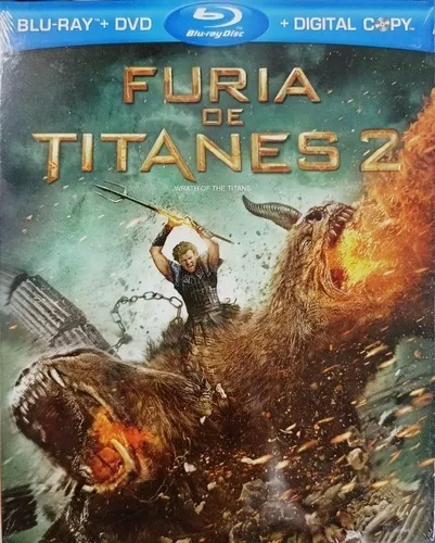 Película Furia De Titanes 2 Bluray + Dvd + Copia Digital