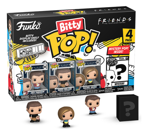 Funko Bitty Pop: Amigos - Pacote com 4 Joey