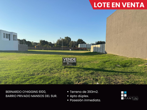 Mansos Del Sur. Terreno 400m2. Apto Dúplex. Zona Sur. Guardia 24h