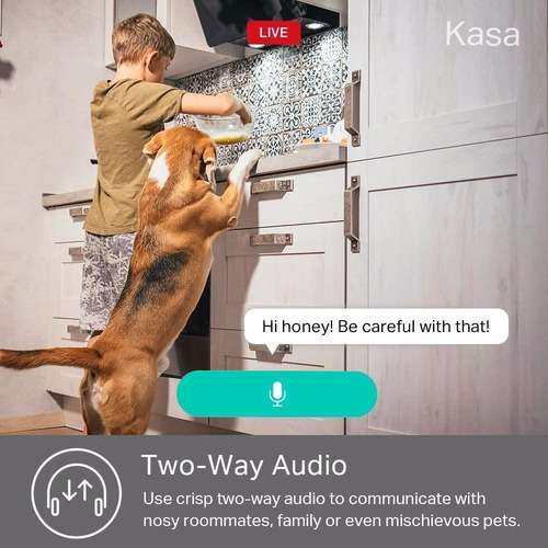Tplink Kasa Spot 1080p Hd Smart Alexa Camara De Seguridad
