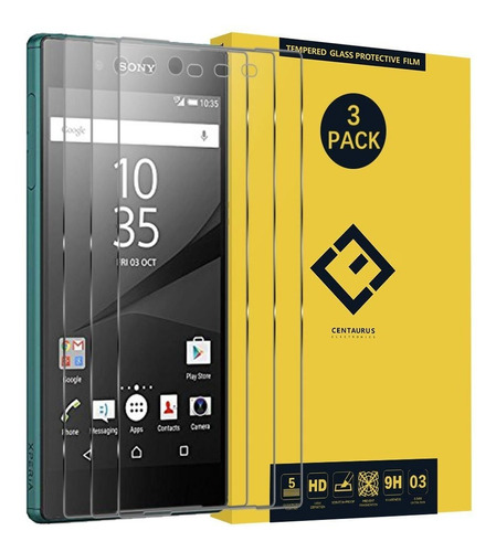 Vidrio Templado Sony Xperia Z5 / Dual Centaurus [3 Unidad.] 