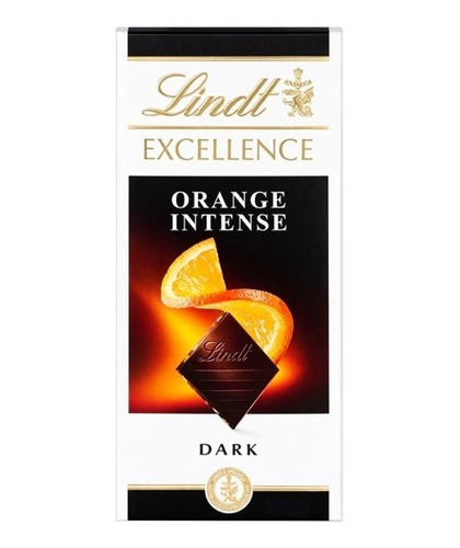 Chocolate Lindt Excellence Orange 100 Gr 