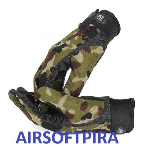 Luva Tatica Camuflada Airsoft E Paintball