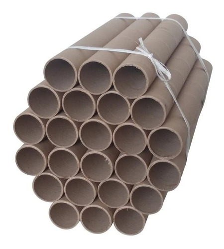 Imagem 2 de 4 de Kit 300 Tubos De Papelão Para Embalagens - 3,5 Cm X 72 Cm