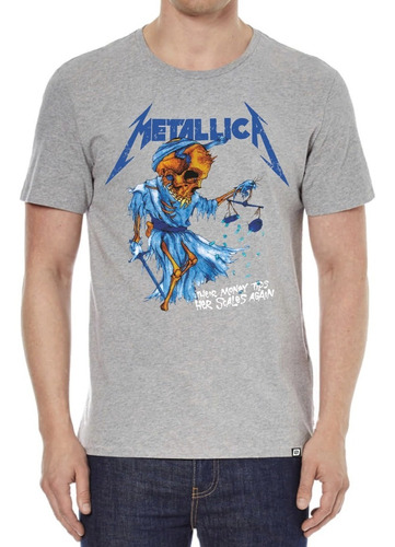 Remeras Metallica Their Money Heavy Metal 2dtg Digital Stamp