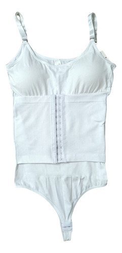 Body Reductor Modelador Con Faja Blanco M/l