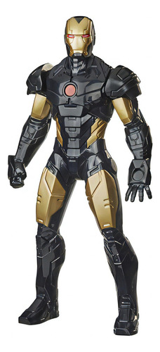 Figura Marvel Classic Olympus Iron Man Traje Negro Y Dorado