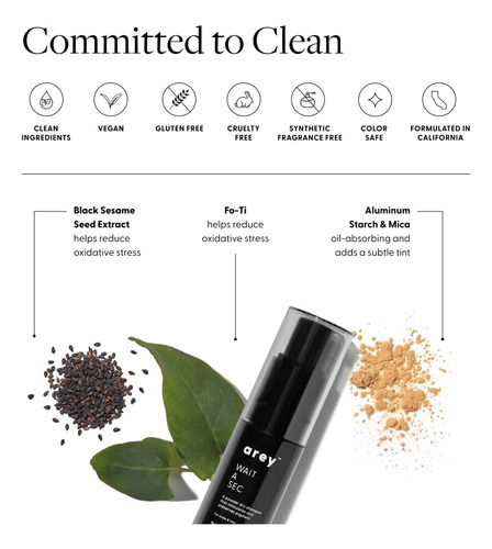 Shampoo Seco Arey Wait A Sec | Absorve A Oleosidade E Adici