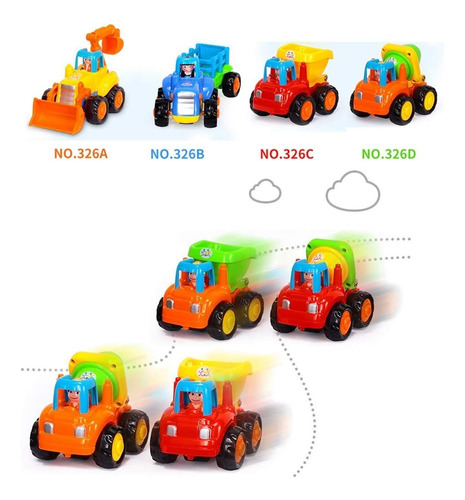 Berry President Juego De 4: Push And Go Educativo Temprano C