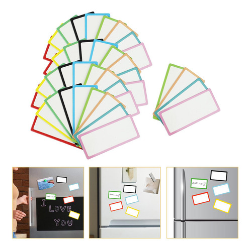 Etiquetas Borrables , Tarjetas Borrables, 40 Piezas 3x5 Cm