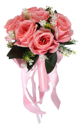 Simulación De Flores De Seda Artificial Para Ramo De Boda
