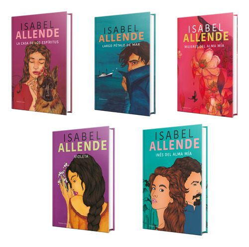 Isabel Allende Colección De Lujo Tapa Dura 5 Libros