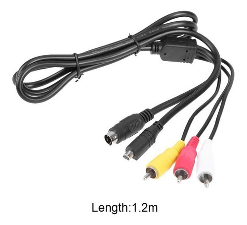 Cabo Av Rca S-video 15fs Filmadora Sony Dcr- Sr65 Sr67 Sr68