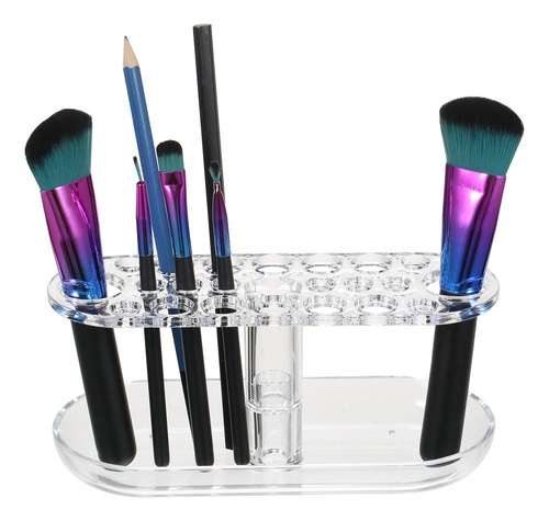 P Estante De Almacenamiento De Pinceles De Maquillaje