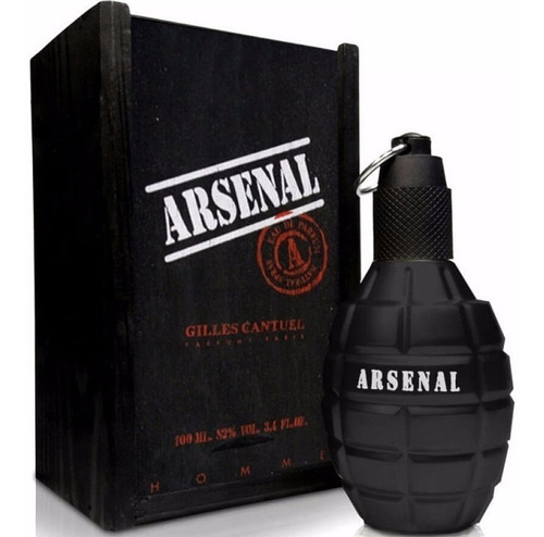 Perfume Locion Arsenal Black Hombre 100% - L a $750