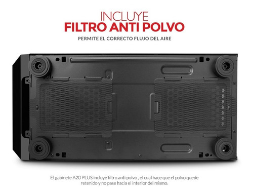 Imagen 8 de 10 de Gabinete Pc Gamer Sentey J20 4 X Fan Blue Vidrio Templado