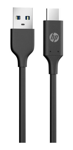 Cable Usb 2.0 3a To C 1.5 Mtr Hp Dhc Tc100 Color Blanco