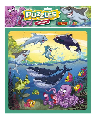 Puzzle Acuario Piezas Grandes Duravit Infantil