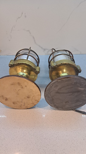 Lámparas Barco Marineras Campana Bronce Unicas Buque Puerto (Usado)