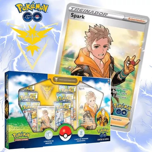 Jogo de Cartas Pokemon GO Box Especial Treinadores Valor Copag