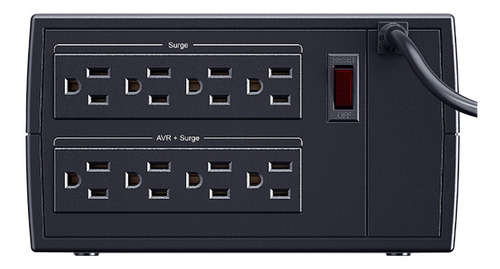 Imagen 2 de 2 de Regulador Cyberpower Cl2000vr 2000va/ 1000w 8 Contactos