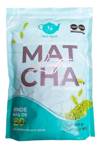 Matcha Latte Tea Spot Japones 800 Gr