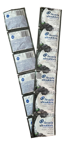 Caja 364 Sobres De Shampoo Head&shoulders Carbon Activado