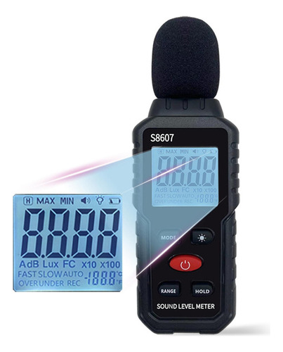 Decibel Factory Hold 30-130db Medidor De Ruído Profissional