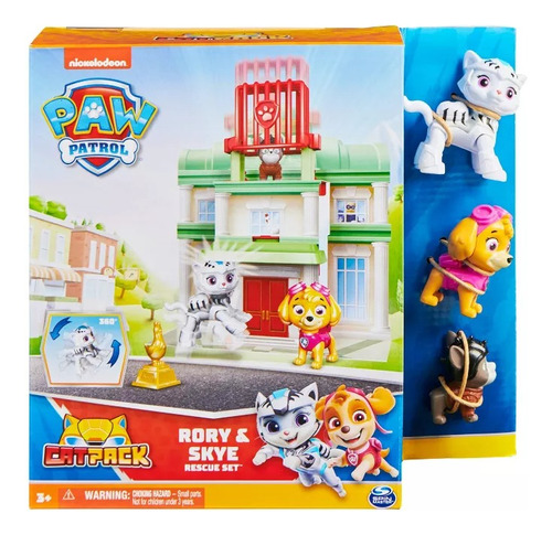 Set Figuras Paw Patrol Cat Pack Rory Y Skye