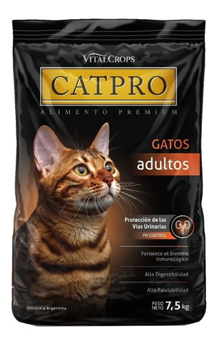Alimento Catpro para gato adulto sabor mix en bolsa de 7.5 kg