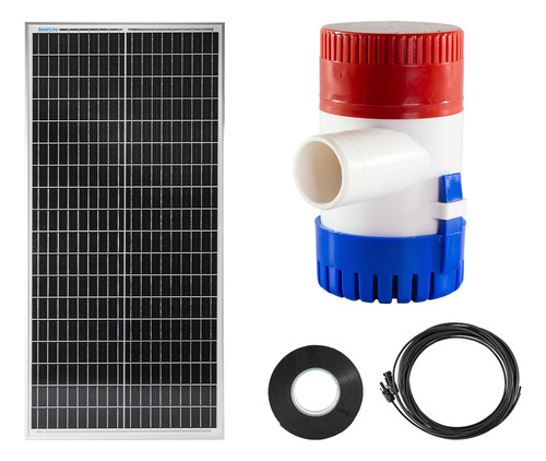 Bomba De Agua Para Vaciar Piletas Tanques 12v Panel Solar 