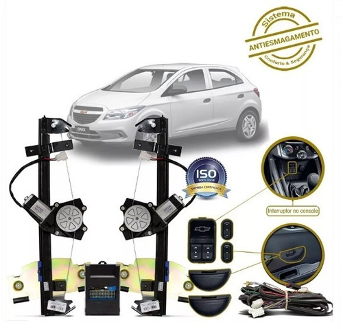 Kit Vidro Gm Onix Joy 2017 A 2020 Traseiro + Modulo Tury
