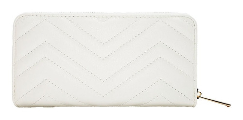 Imagen 3 de 5 de Cartera Hpc Polo Zigzag Logo Metálico Blanco