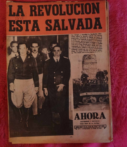 Ahora Junio 1956 Isabel Sarli Revolucion Libertadora De Caro