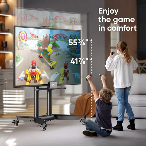 Soporte Móvil Para Tv De 32 A 75 Pulgadas Ajustable