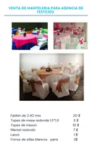 Comprar Venta De Manteleria Para Agencias De Festejos