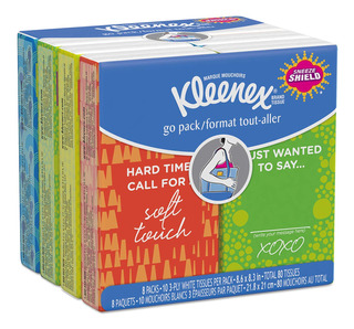 Kleenex - Tejidos Faciales Para Llevar, 10 Tejidos, 8 Unidad