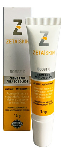 Creme Para Área Dos Olhos Zeta Skin Boost C 15g Momento de aplicação Dia/Noite Tipo de pele Todo tipo de pele