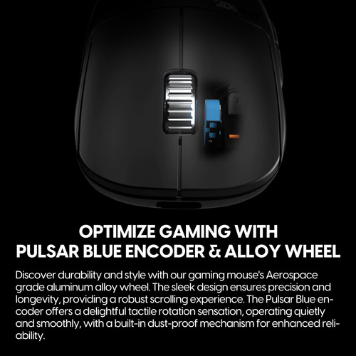 Pulsar Gaming Gears - X2h Es Ratón De Juego Inalámbrico, Sim