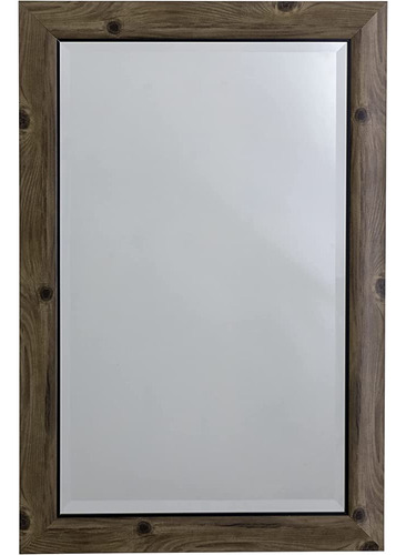 Yosemite Home Decor Yosemite Mirrors, Medium, Gris/black