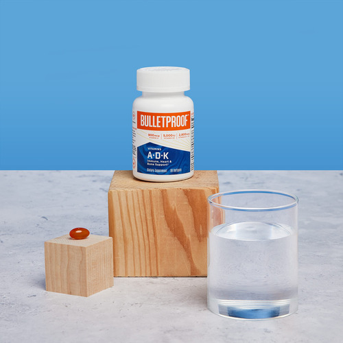 Suplemento Bulletproof Vitamins A-d-k En Cápsulas Blandas, 3