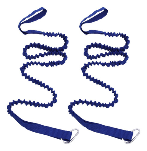 2x Kayak Paddle Tether Leash Canoa Cordón Cuerda En Espiral