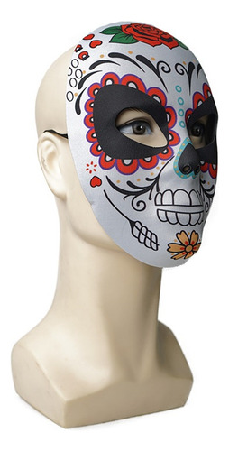 2 Piezas Día De Los Muertos Máscara Fiesta De Disfraces